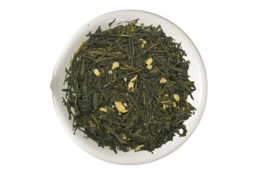 sencha yuzu tea leaves